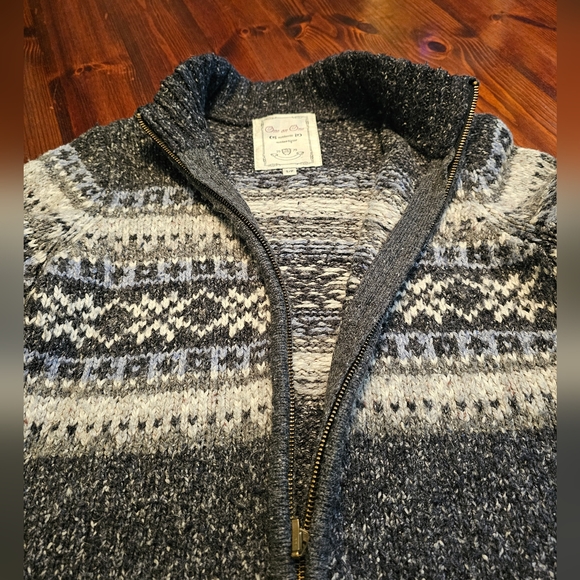 One on One Nordic cardigan sweater. Grey. Size small. Women's. - Picture 1 of 4